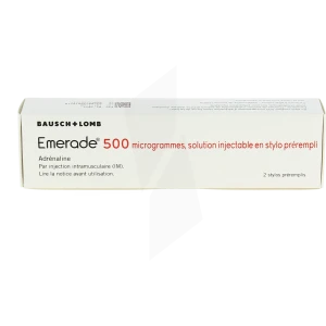 Emerade 500 Microgrammes, Solution Injectable En Stylo Prérempli