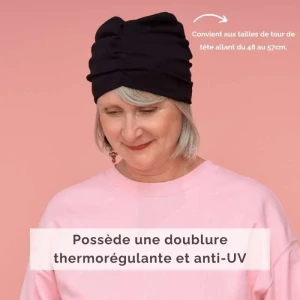Les Franjynes Bonnet Fébibi Néro Noir