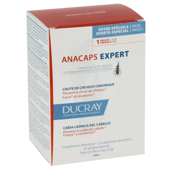 Ducray Anacaps Expert Gélules B/90