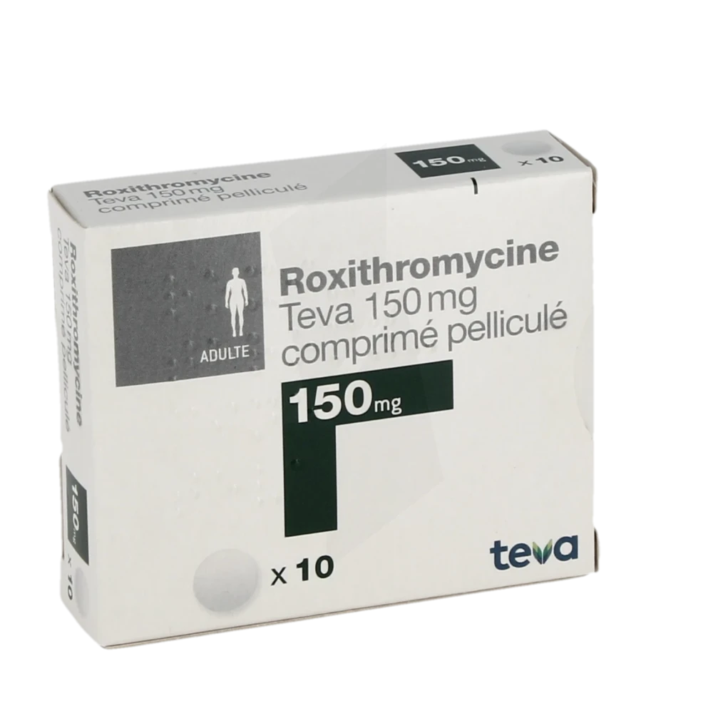 Roxithromycine Teva 150 Mg, Comprimé Pelliculé