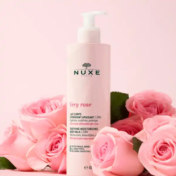 Nuxe Very Rose Lait Corps Hydratant Apaisant Fl Pompe/400ml
