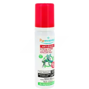 Puressentiel Anti-pique Lait Répulsif Zone Tropicale Waterproof Fl/75ml à Bordeaux
