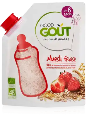 Good Gout Cereales Muesli Fraise Bio Des 8 Mois 200g à Toul