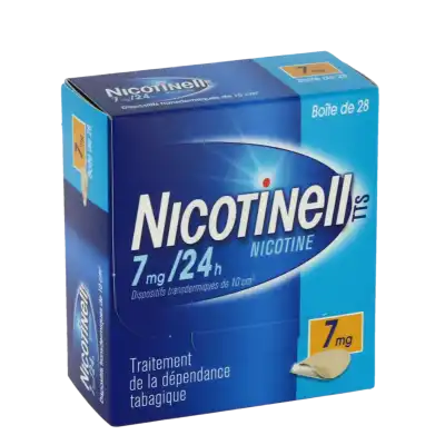 NICOTINELL TTS 7 mg/24 H, dispositif transdermique