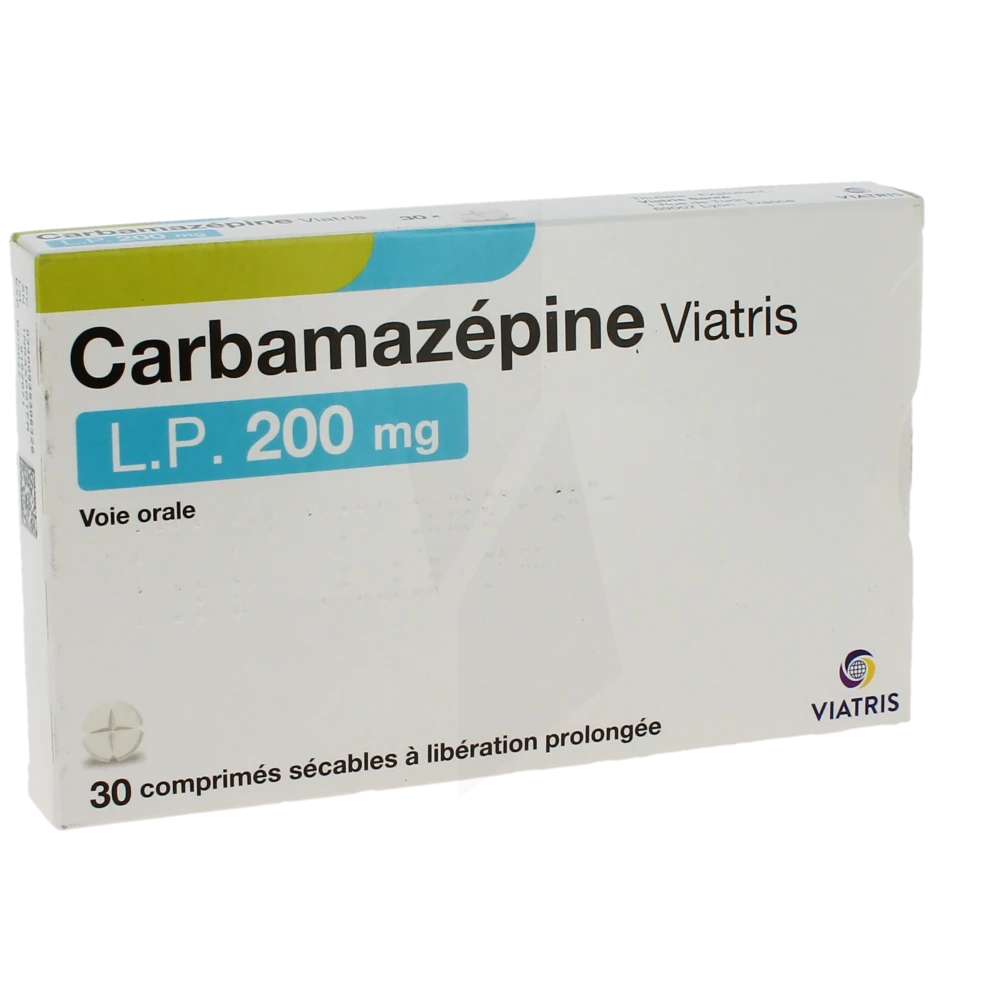 Carbamazepine Viatris L.p. 200 Mg, Comprimé Sécable à Libération Prolongée