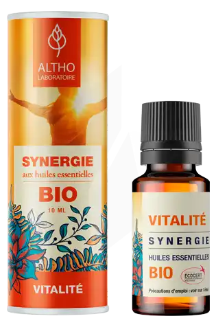 Laboratoire Altho Composition Aux Huiles Essentielles Vitalité Bio 10ml