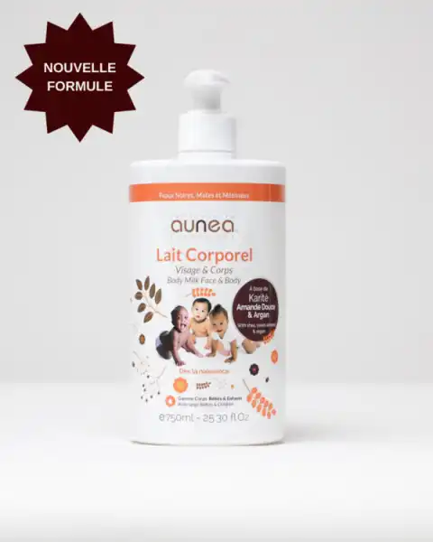 Aunea Bébé Lait Corporel Visage Et Corps Fl Pompe/750ml