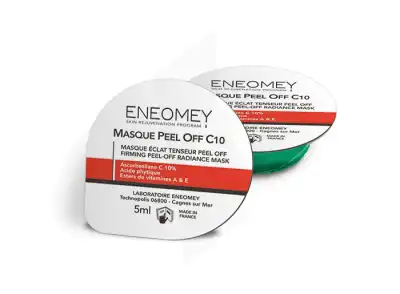 Eneomey Masque Peel Off C10 Masque éclat Tenseur Peel Off 10 Monodoses/5ml à Bordeaux