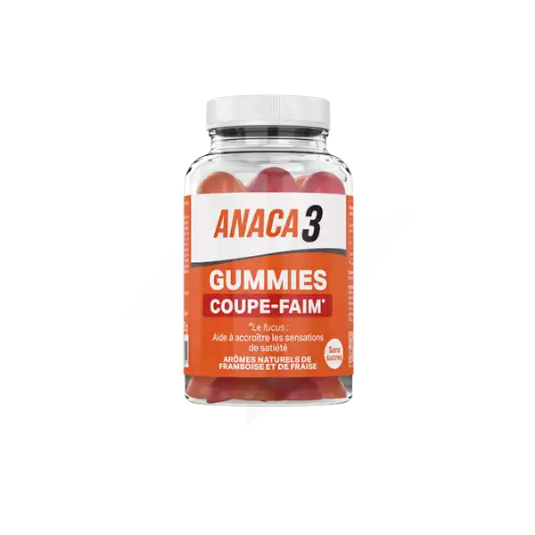 Anaca3 Gummies Coupe-faim Gommes Pot/60