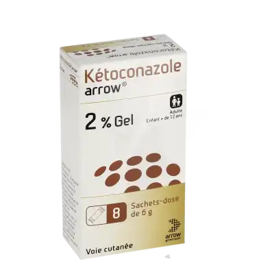 Ketoconazole Arrow 2 %, Gel En Sachet-dose à Agen