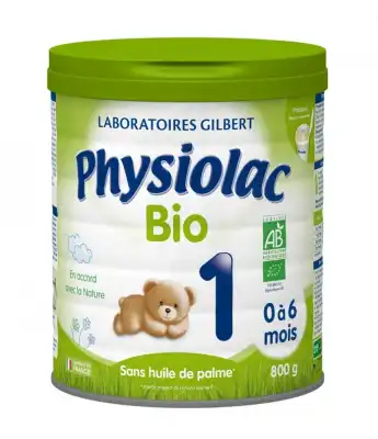 Physiolac Lait Bio 1er Age à Bordeaux