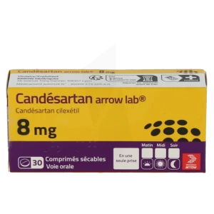 Candesartan Arrow Lab 8 Mg, Comprimé Sécable