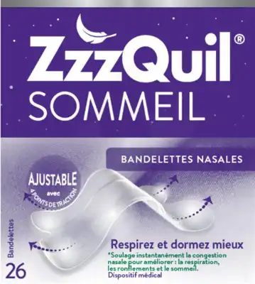 Zzzquil Sommeil Bandlette Nasal B/26 à STRASBOURG