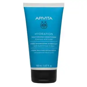 Apivita - HOLISTIC HAIR CARE Après-shampoing Hydratant pour Tous Types de Cheveux avec Acide Hyaluronique & Aloès 150ml