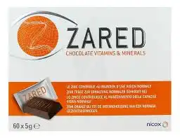 Zared Chocolat Vitamines Et MinÉraux CarrÉ B/60 à Muttersholtz