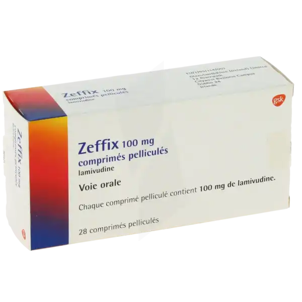 Zeffix 100 Mg, Comprimé Pelliculé