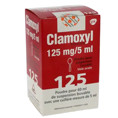 Clamoxyl 125 Mg/5 Ml, Poudre Pour Suspension Buvable à Hagetmau