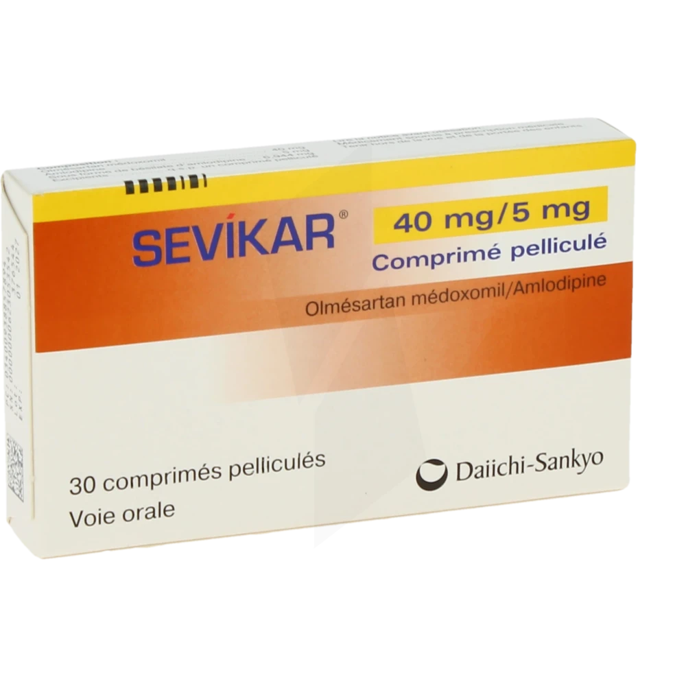 Sevikar 40 Mg/5 Mg, Comprimé Pelliculé