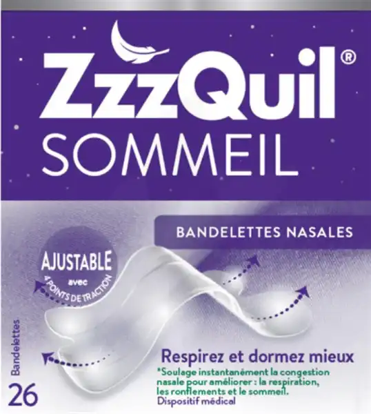 Zzzquil Sommeil Bandlette Nasal B/26