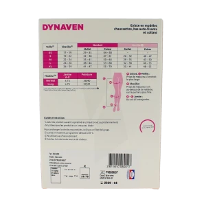 Sigvaris Dynaven Transparent Bas Auto-fixants Pied Ouvert Classe 2 Femme Beige Clair Normal L