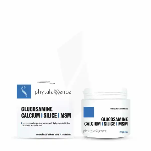 Phytalessence Premium Glucosamine Calcium Silice Msn 30 Gélules