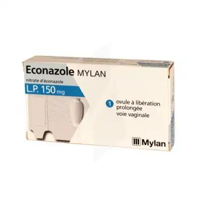 Econazole Mylan L.p. 150 Mg, Ovule à Libération Prolongée à Libourne