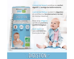 Granions Baby Bio Digestion Solution Buvable Fl/125ml