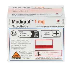 Modigraf 1 Mg, Granulés Pour Suspension Buvable