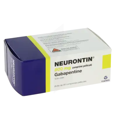 Neurontin 800 Mg, Comprimé Pelliculé à Chelles