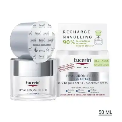 Eucerin Hyaluron-filler +3x Effect Spf15 Emuls Soin De Jour Peau Sèche Recharge/50ml à CERNAY