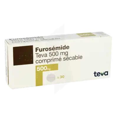 Furosemide Teva 500 Mg, Comprimé Sécable à CHAMPAGNOLE