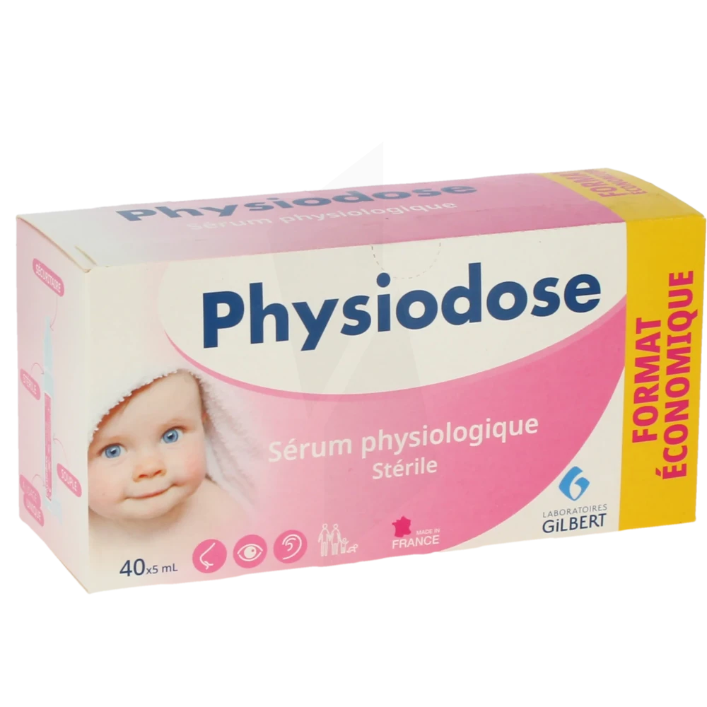 Physiodose Solution Sérum Physiologique 40unidoses/5ml