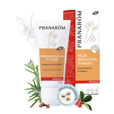 Pranarôm Aromalgic Huile Essentielle Articulations Et Muscles Bio Roller/75ml à TRUCHTERSHEIM