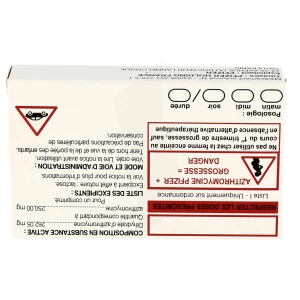 Azithromycine Pfizer 250 Mg, Comprimé Pelliculé