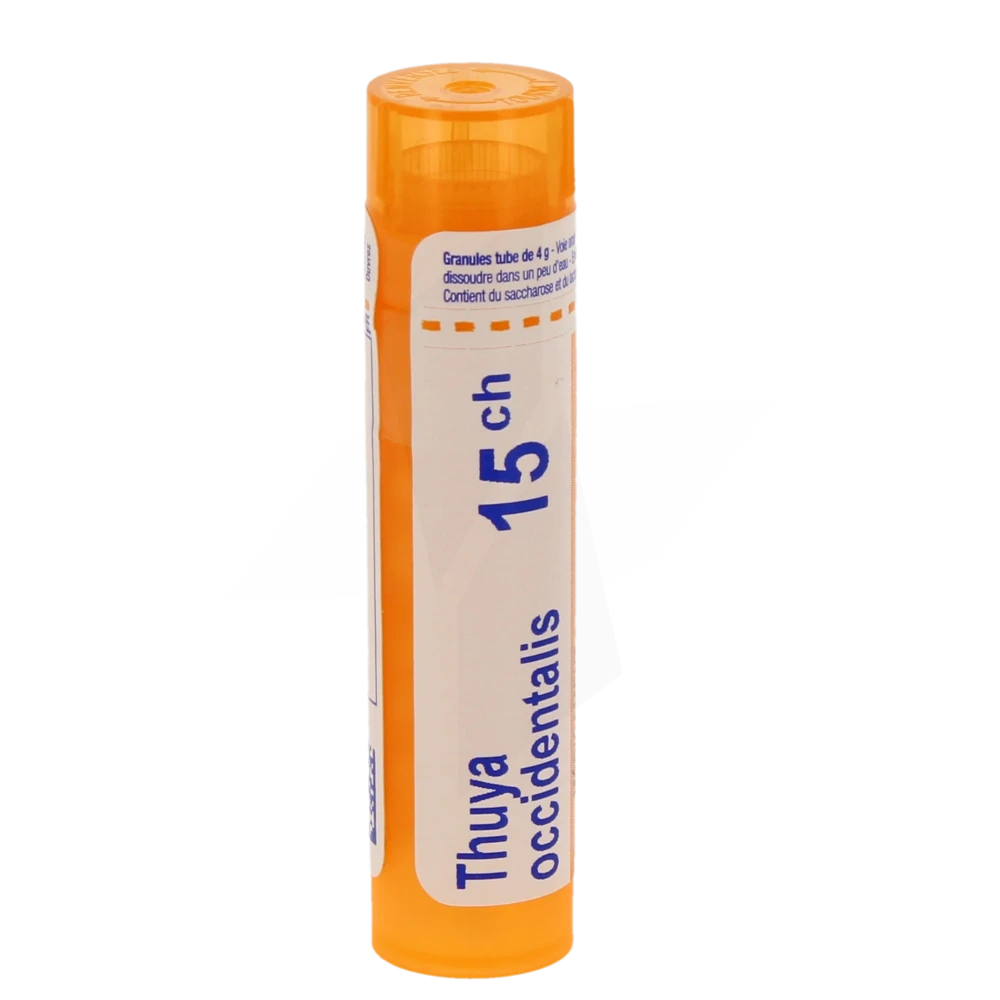 Boiron Thuya Occidentalis 15ch Granules Tube De 4g