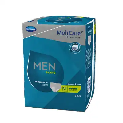 Molicare Premium Men Pants 5 Gouttes - Slip Absorption - Taille M B/8 à CHALON SUR SAÔNE 