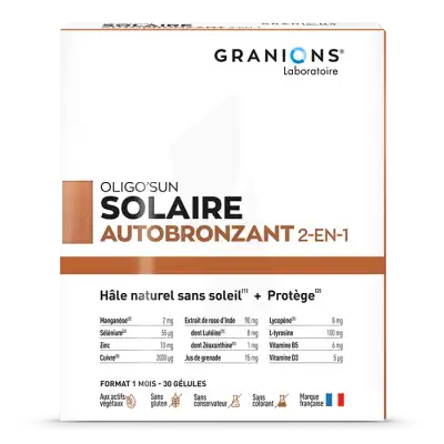 Oligo'sun - Autobronzant 2-en-1 - Format 1 Mois à Bordeaux
