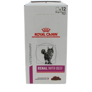 Royal Canin - Renal Boeuf 12 Sachets - Chat