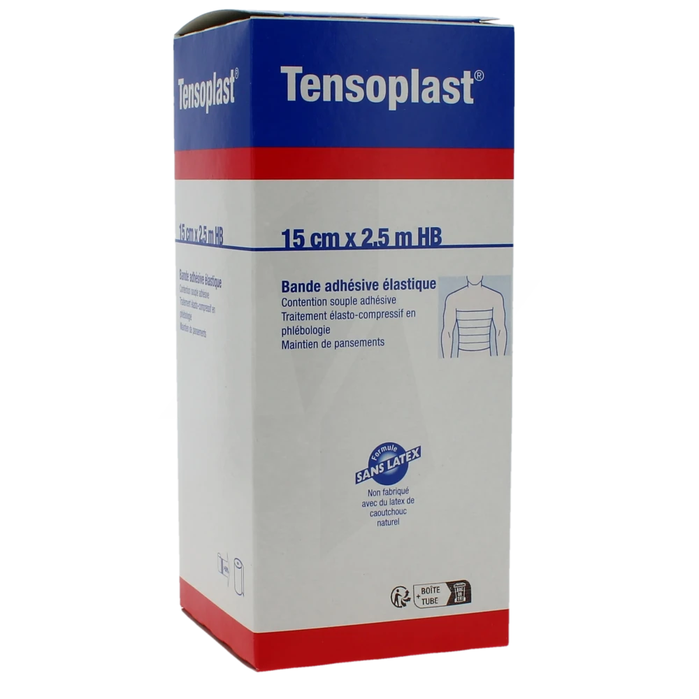 Tensoplast Hb Bande Adhésive élastique 15cmx2,5m