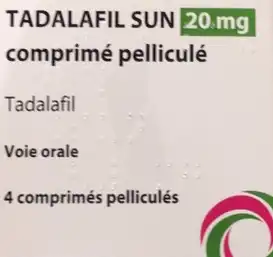 TADALAFIL CRISTERS LAB 20 mg, comprimé pelliculé