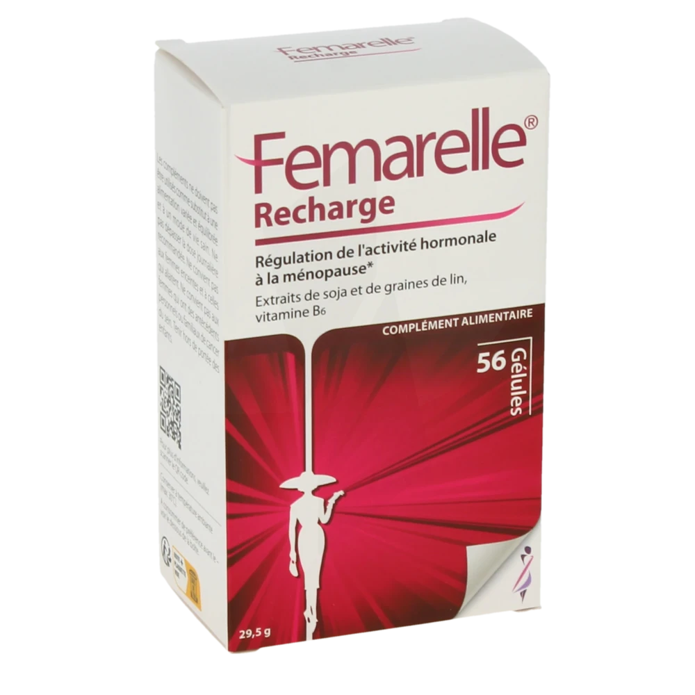 Femarelle Recharge - Régulation De L'activité Hormonale à La Ménopause - 56 Gélules