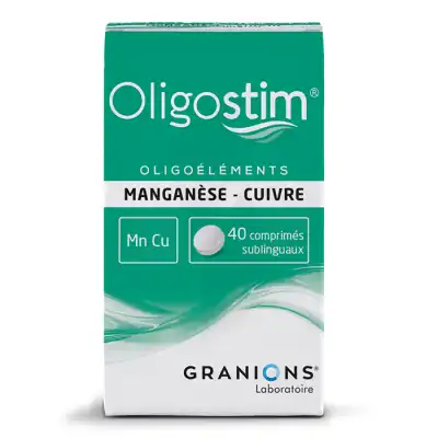 Oligostim Manganèse Cuivre Comprimés Sublinguaux T/40 à Hourtin