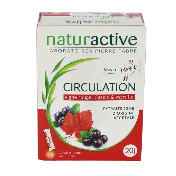 Naturactive Phytothérapie Fluides Solution Buvable Circulation 20 Sticks/10ml