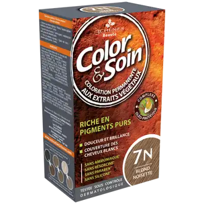 Acheter COLOR&SOIN Kit coloration permanente 7N blond noisette à TOULON