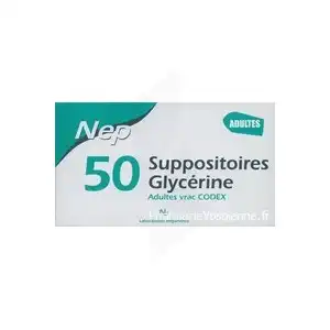 Nepenthes Suppositoire Glycerine Adulte Sachet/50 à Saint-Brevin-les-Pins