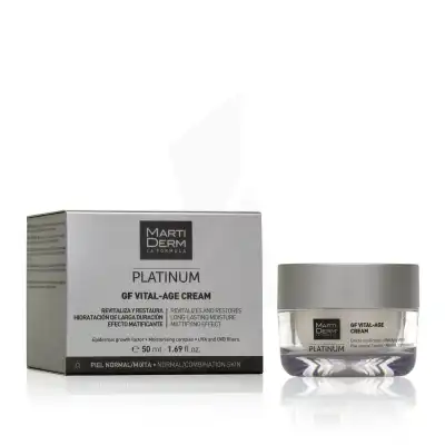 Martiderm Platinum Gf Vital-age Cream Peaux Normales/mixtes 50ml à Hyères