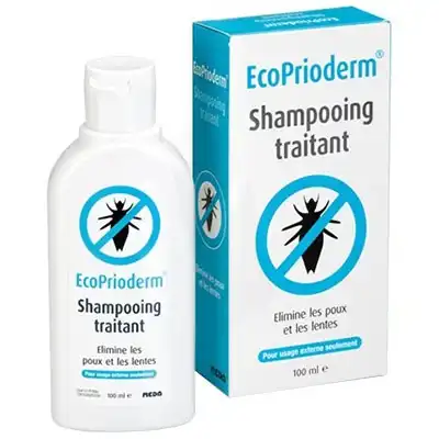 Ecoprioderm Shampooing Traitant Poux Et Lentes 100ml à Égletons
