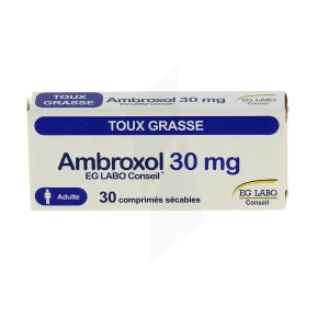 Ambroxol Eg Labo Conseil 30 Mg, Comprimé Sécable