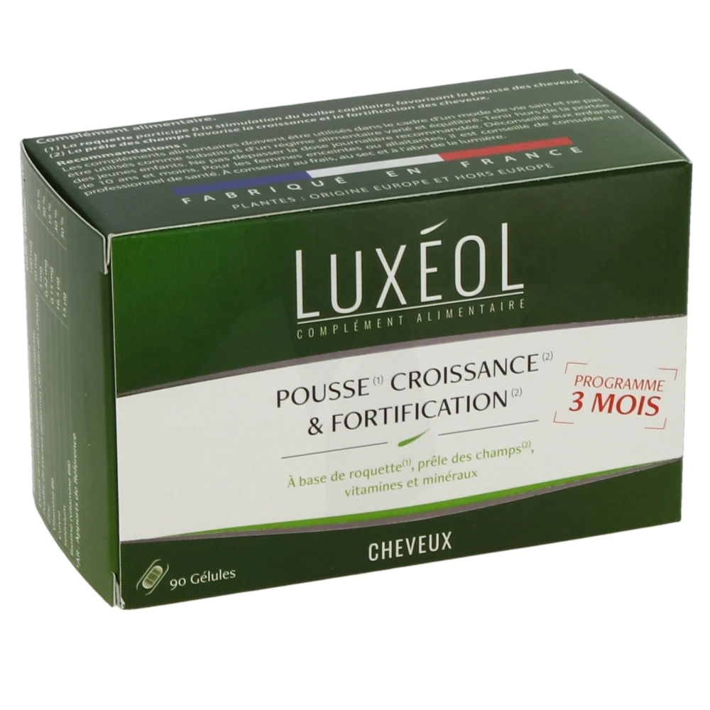 Luxeol Pousse Croissance & Fortification Gélules B/90