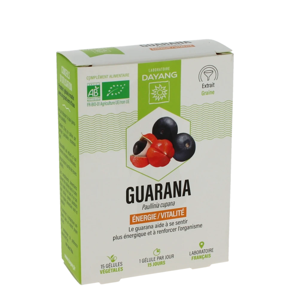 Dayang Guarana Bio 15 Gélules
